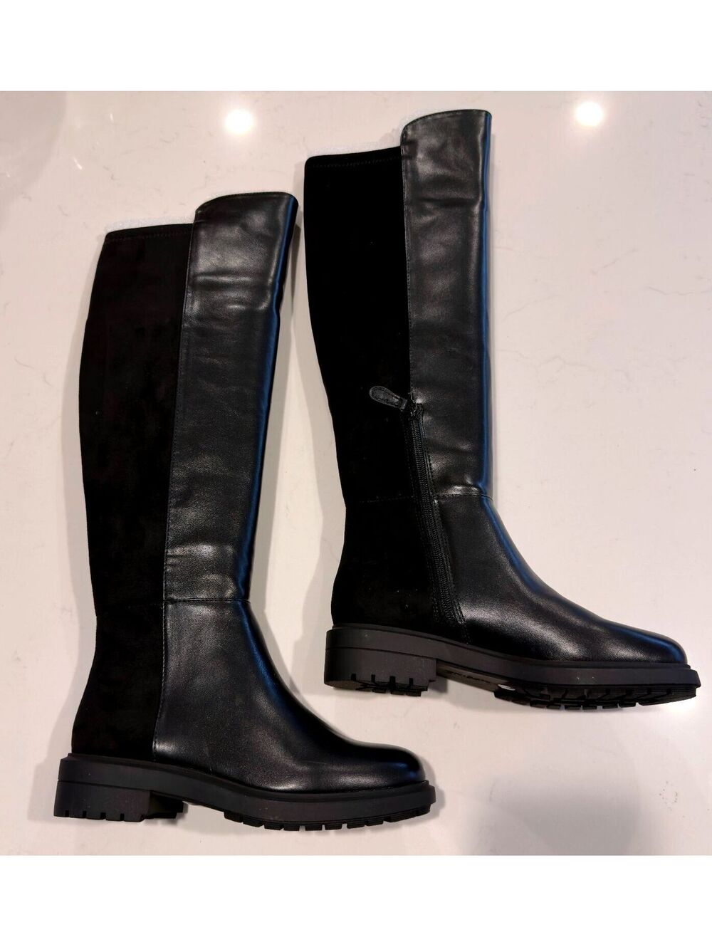 On 34th Neffi Black Almond-Toe Boots Women Size 6.5